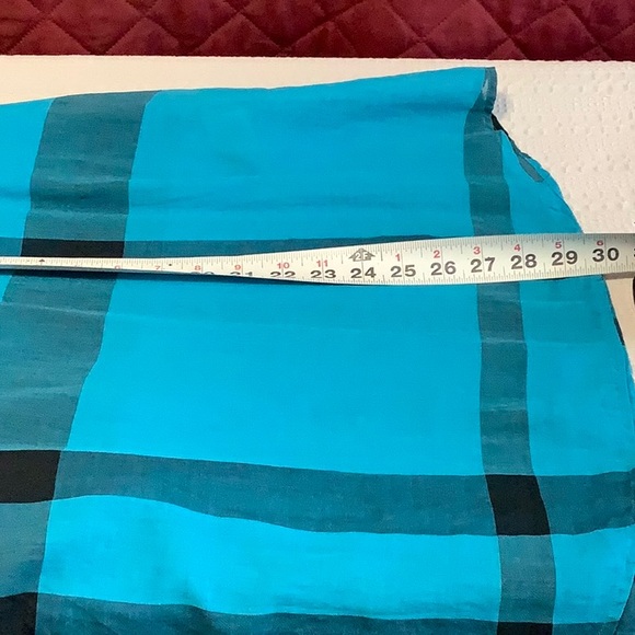 Burberry Plaid Blue and Black Tunic - Picture 9 of 12